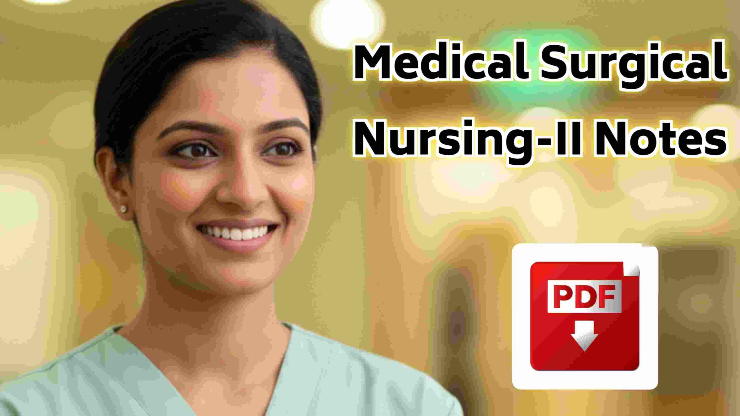 Medical surgical nursing 2 notes pdf download. Medical Surgical Nursing II PDF Download