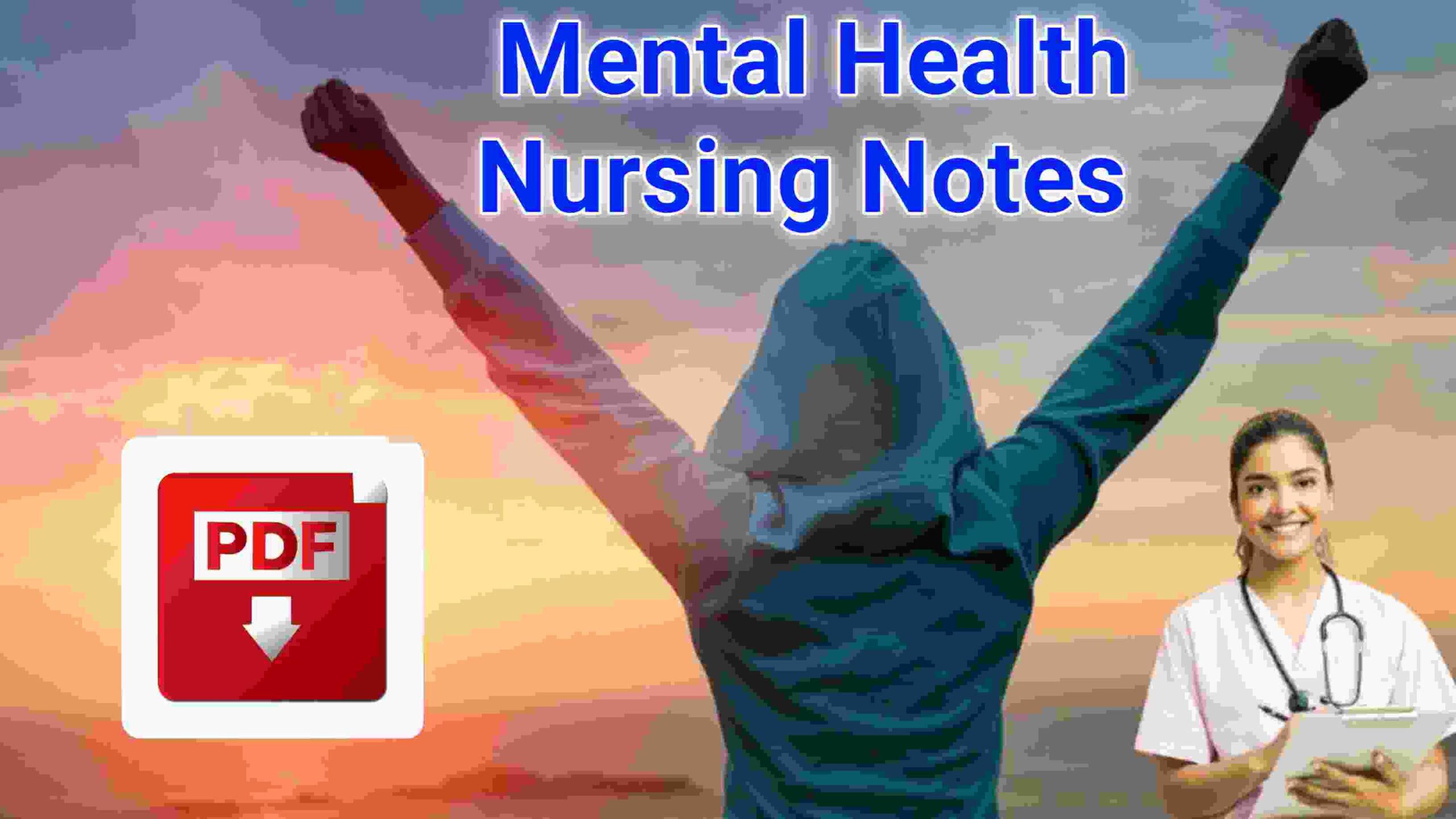 GNM 2nd Year Mental Health PDF Notes. Mental Health Nursing Hindi PDF